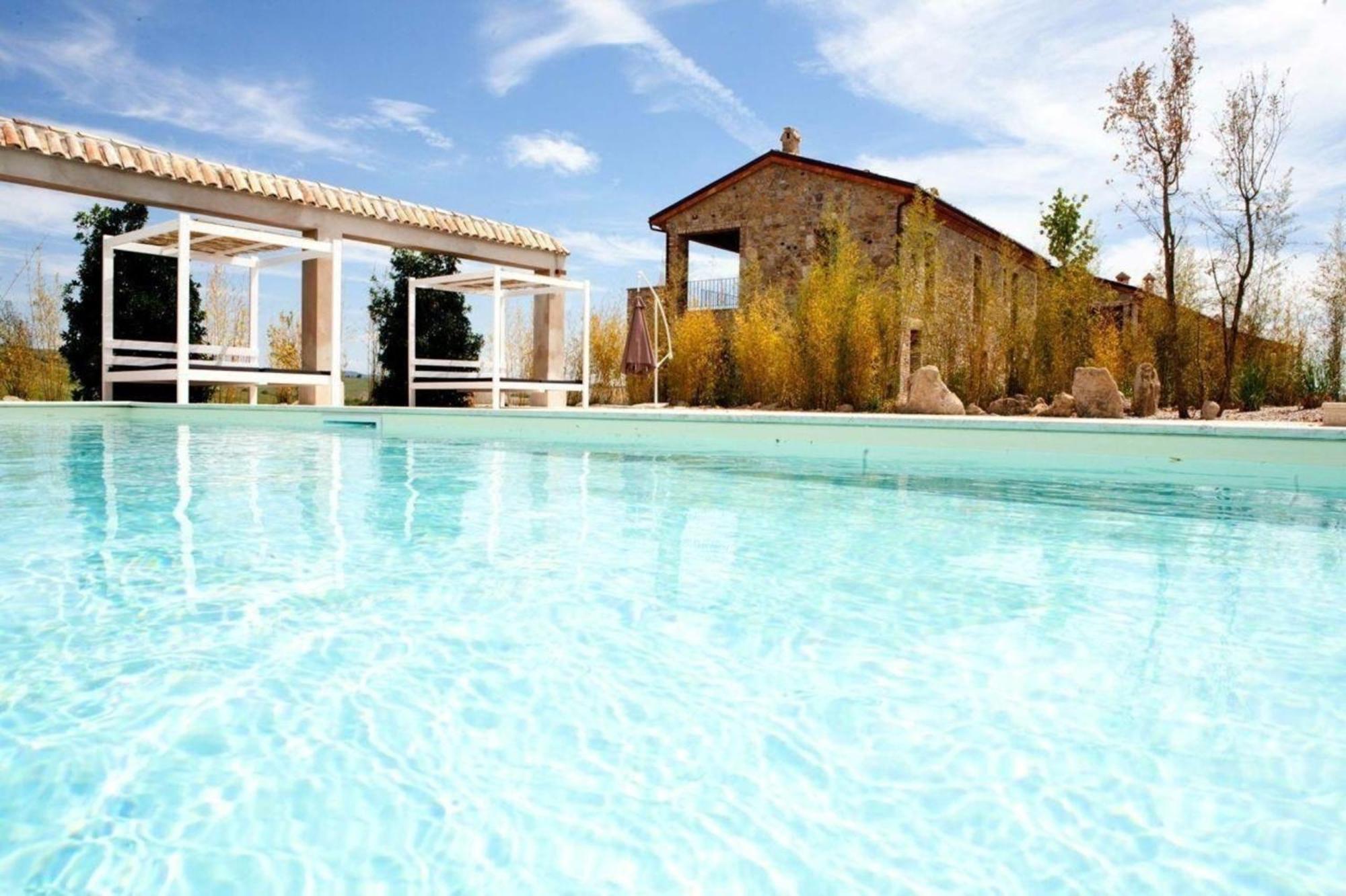 Ferienwohnung In Volterra Mit Garten Exterior foto