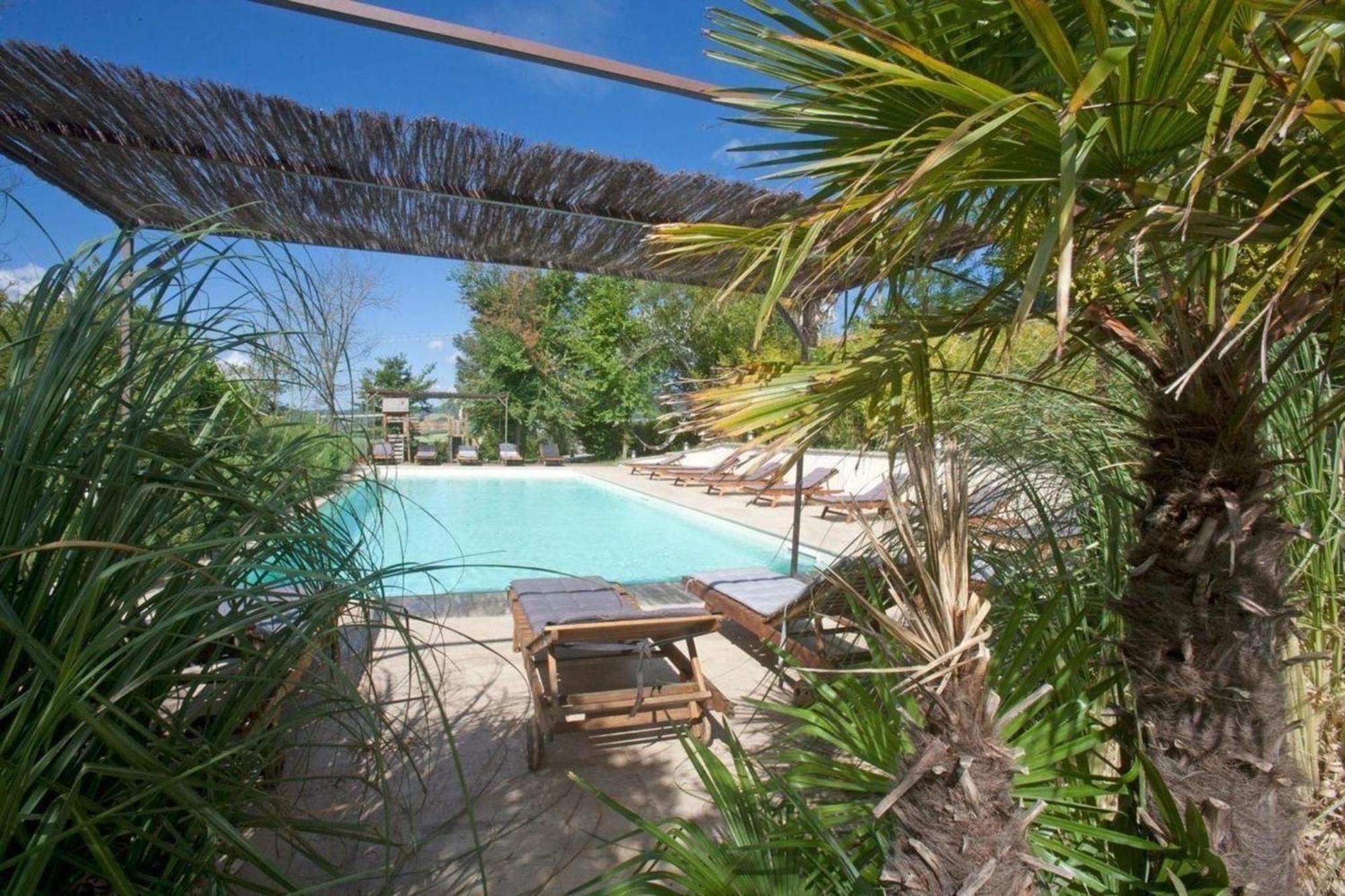 Ferienwohnung In Volterra Mit Garten Exterior foto